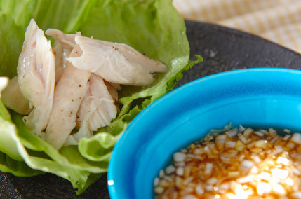 ささ身のレタス包み