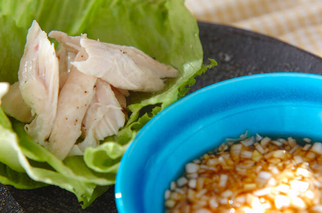 ささ身のレタス包み