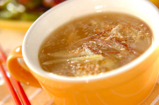 焼きナスみそ汁