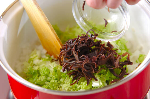 中華風コーンスープの作り方の手順7