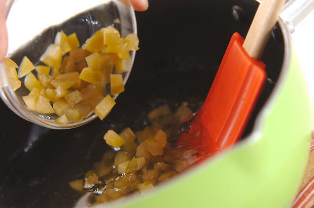 梅酒パフェの作り方の手順3