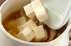 ワカメと豆腐のスープの作り方の手順4