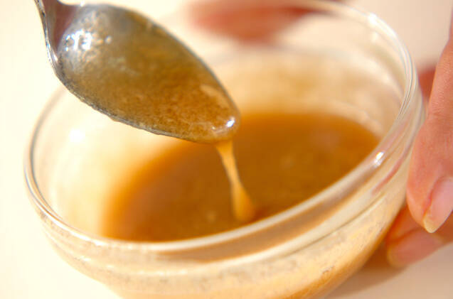 メープルゴマアイスの作り方の手順1