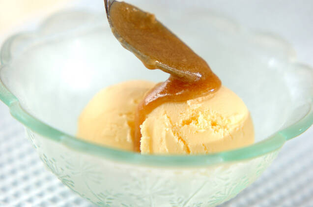 メープルゴマアイスの作り方の手順2