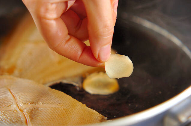 カレイの煮つけの作り方の手順5