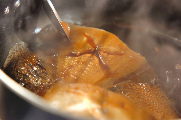 カレイの煮つけの作り方の手順6