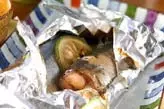 サンマのホイル蒸し焼き