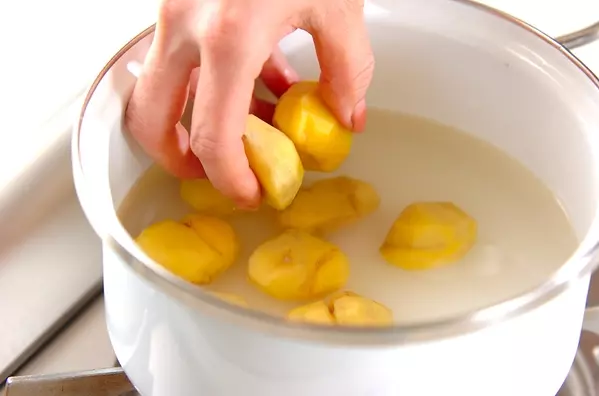 簡単手作り!ほっくり甘い栗の甘露煮の作り方2