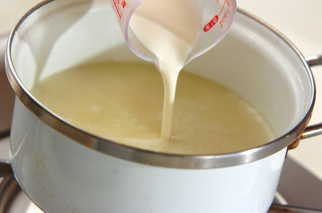 カリフラワーのポタージュの作り方の手順5