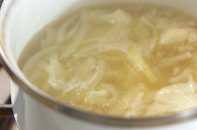 カリフラワーのポタージュの作り方の手順4