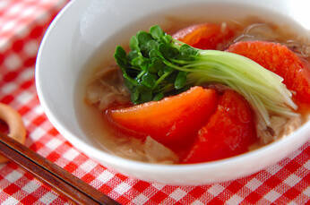 トマトとツナの煮物