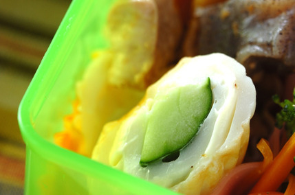 チーズ入りちくわのキュウリ詰め