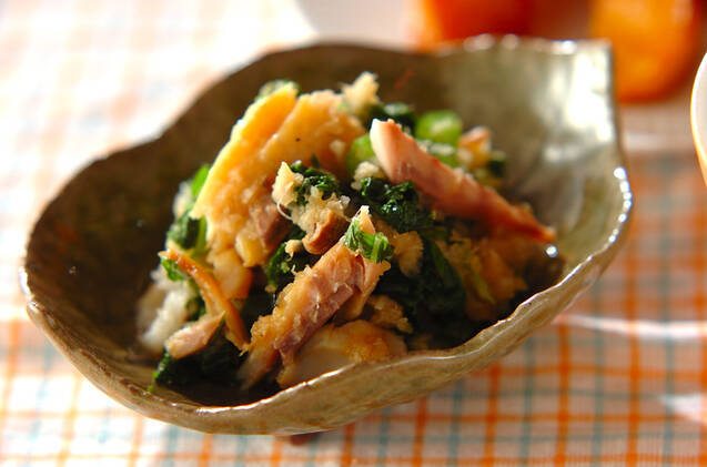 アジの干物おろし和え