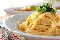 クリーミー明太子パスタ
