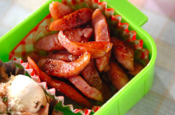 ソーセージのクミン炒め