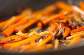 ニンジンとサキイカの炒め物の作り方4
