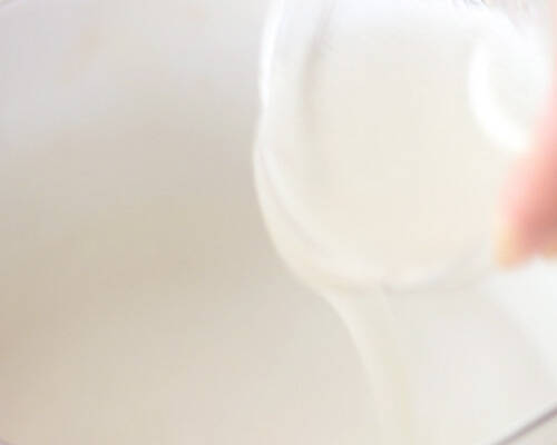 ロゼスパークリングワインのシャーベットの作り方の手順2