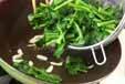 ナバナの塩炒めの作り方3