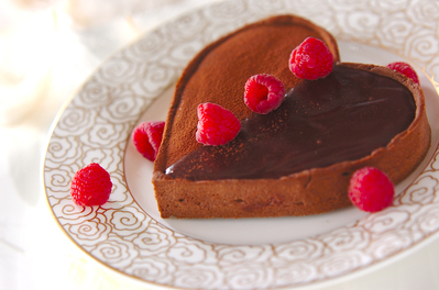 フランボワーズチョコタルトのレシピ 作り方 E レシピ 料理のプロが作る簡単レシピ