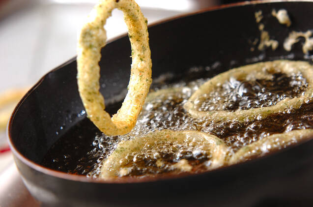 オニオンリングフライの作り方の手順5