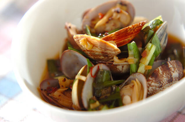 アサリのピリ辛漬け