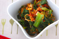 青菜のキムチ和え