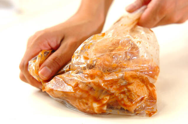 鶏のラクチン唐揚げの作り方の手順1