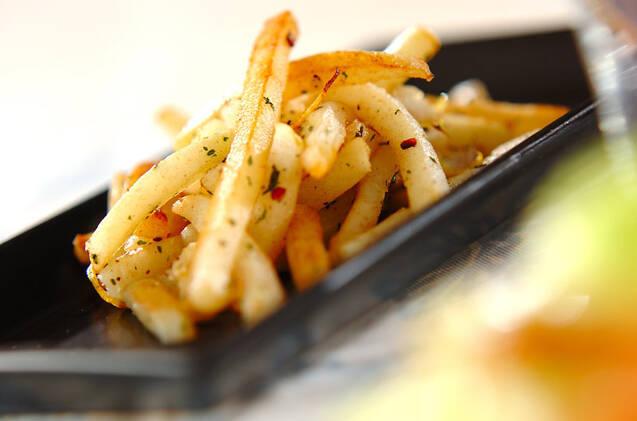 レモン風味のフライドポテト