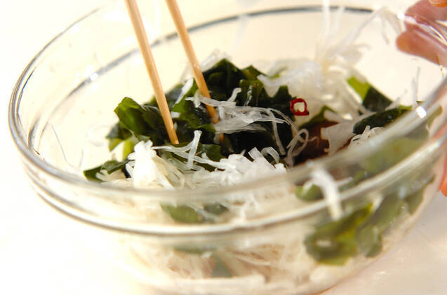 大根とコンニャクの和え物の作り方の手順6