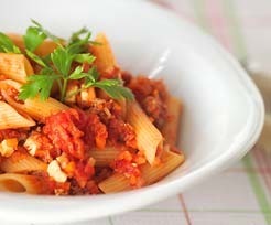 ミートソース？パスタ