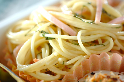 大葉パスタサラダ