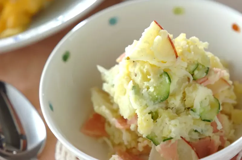 レンジで作れる簡単おいしいシンプルポテトサラダ 副菜 レシピ 作り方 E レシピ 料理のプロが作る簡単レシピ