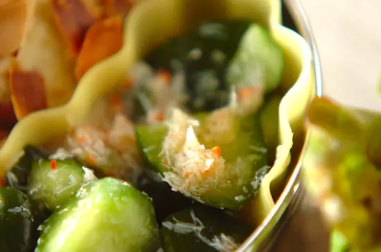 キュウリとカニ缶のピリッと和え 副菜 レシピ 作り方 E レシピ 料理のプロが作る簡単レシピ キュウリとカニ缶のピリッと和え 副菜 レシピ 作り方 E レシピ 料理のプロが作る簡単レシピ