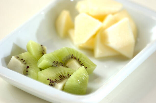 フルーツヨーグルトの作り方の手順1