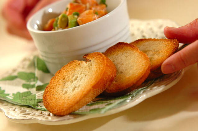 脱マンネリ サーモンのブルスケッタ 簡単時短レシピ by杉本 亜希子さんの作り方の手順7