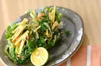 菊菜のかき揚げ