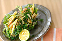 菊菜のかき揚げ