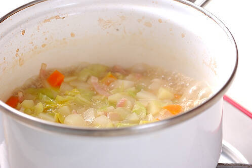 ジャガイモの豆乳スープの作り方の手順6