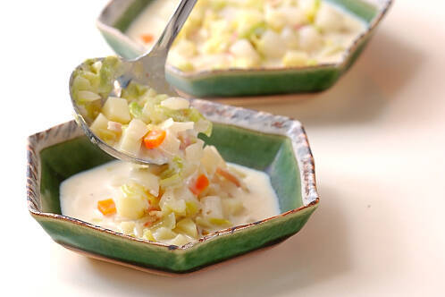 ジャガイモの豆乳スープの作り方の手順7