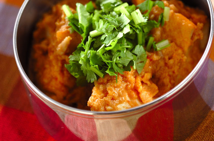 厚揚げのピーナッツそぼろ煮