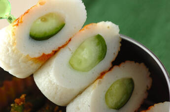 ちくわのキュウリ詰め