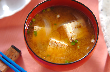 焼き豆腐のみそ汁