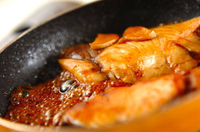 ブリの照り煮の作り方の手順3