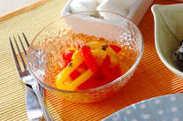 レンジパプリカのマリネ