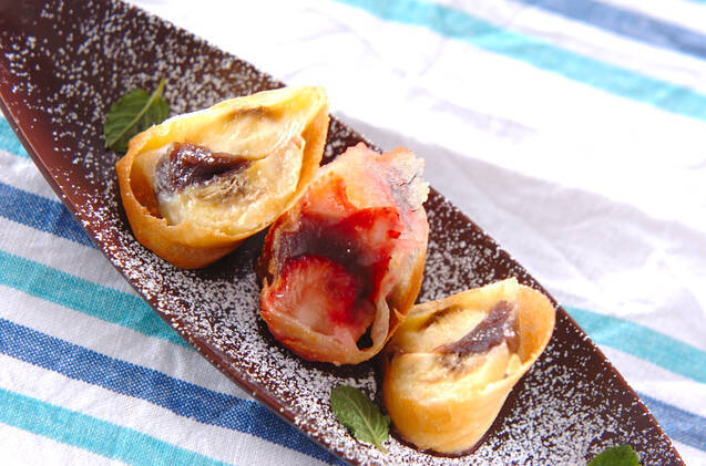 フルーツ春巻き