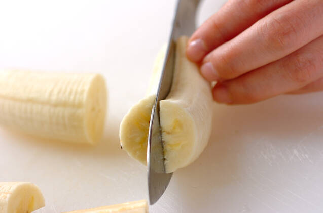 フルーツ春巻きの作り方の手順1