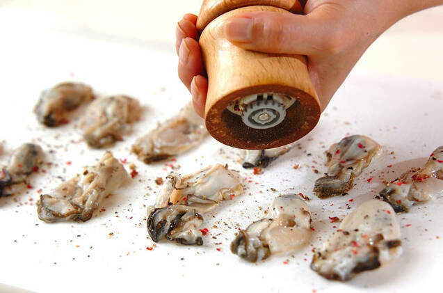 カキフライ・オーロラソースの作り方の手順1