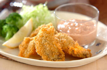 カキフライ・オーロラソース