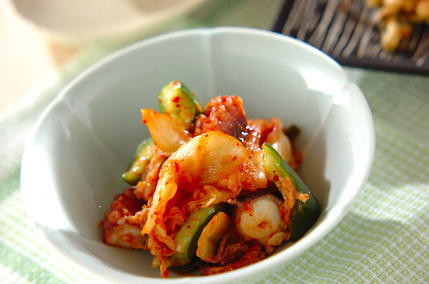 簡単！たこキムチ 実は万能食材のたこ 10分で作れる 副菜やおつまみに