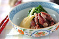 ホタルイカのからし酢みそがけ